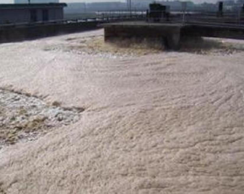 （圖：好氧池污水泡沫危害）